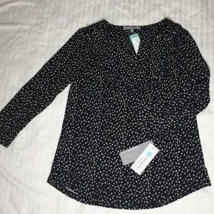 Daniel Rainn Adellmo Ruffle Knit Top